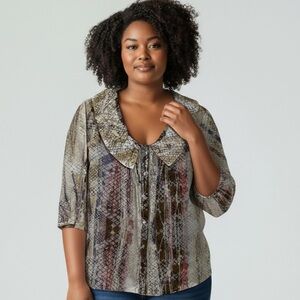 ESCADA SPORT - 100% COTTON SUMMERTIME BLOUSE. SIZE 38. EXCELLENT CONDITION !!B22